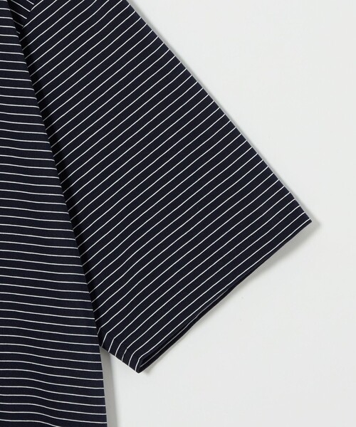 Steven Alan（スティーブンアラン）の「＜Steven Alan＞ サイロ ボーダー クルーネック Tシャツ NARROW（Tシャツ/カットソー・メンズ・ダークグレー/ネイビー/オフホワイト・S/M/L/XL）」の22枚目の写真