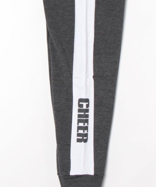 CHEER(チアー)の「サイドラインスウェットスリムパンツ(スウェットパンツ・レディース・ネイビー/グレー・S/M/L)」の12枚目の写真