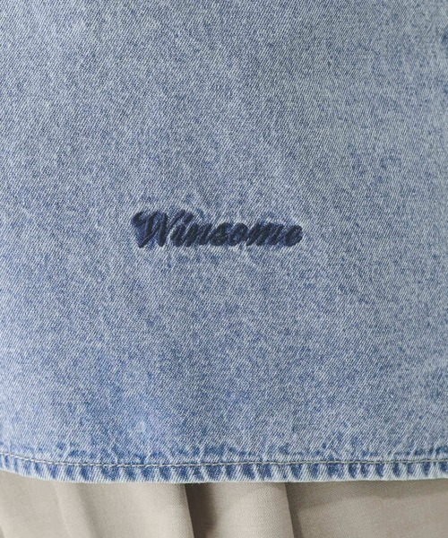 GLOBAL WORK（グローバルワーク）の「GOODデニムシャツ半袖/288639（シャツ/ブラウス・レディース・グレー系その他5/ブルー系その他6/ブルー系その他3・MEDIUM/LARGE）」の7枚目の写真