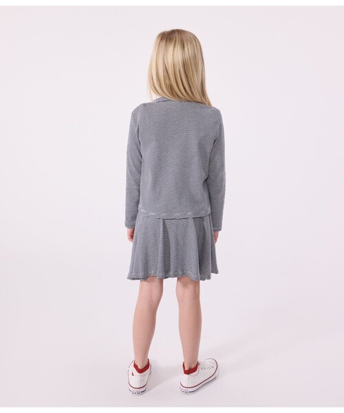 PETIT BATEAU(プチバトー)の「カーディガン(カーディガン/ボレロ・キッズ・ブルー系その他・6YEAR/8YEAR/10YEAR/12YEAR)」の2枚目の写真