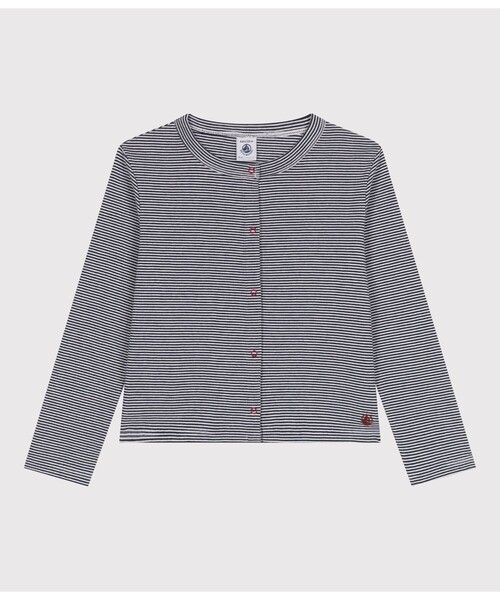 PETIT BATEAU(プチバトー)の「カーディガン(カーディガン/ボレロ・キッズ・ブルー系その他・6YEAR/8YEAR/10YEAR/12YEAR)」の4枚目の写真