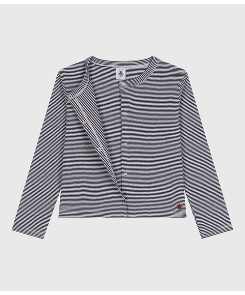 PETIT BATEAU(プチバトー)の「カーディガン(カーディガン/ボレロ・キッズ・ブルー系その他・6YEAR/8YEAR/10YEAR/12YEAR)」の5枚目の写真