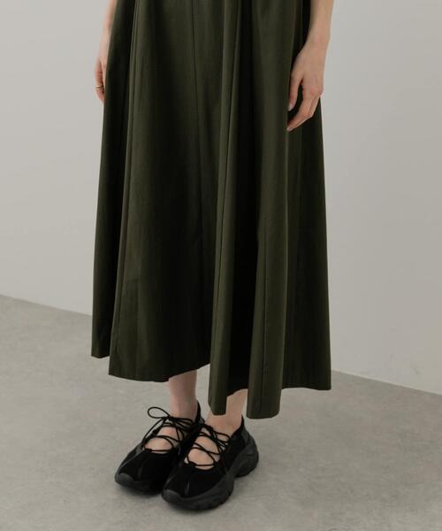 SENSE OF PLACE by URBAN RESEARCH（センスオブプレイスバイアーバンリサーチ）の「4WAYストレッチテントラインワンピース（ワンピース・レディース・ブラック/ベージュ/カーキ・ONE/S）」の14枚目の写真