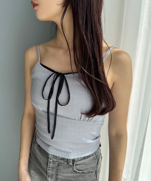 one after another NICE CLAUP（ワンアフターアナザーナイスクラップ）の「アソートボレロ+キャミソールセット（アンサンブル・レディース・ブラック/アイボリー/ブラウン系その他/ホワイト系その他・FREE）」の8枚目の写真