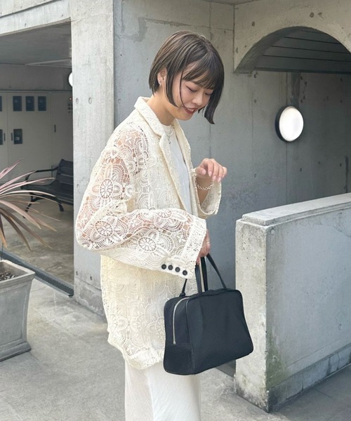 新品 apart by lowrys あいか企画 vintageレースジャケット あいか企画 WEB限定】vintageレースフレアジャケット | [公式