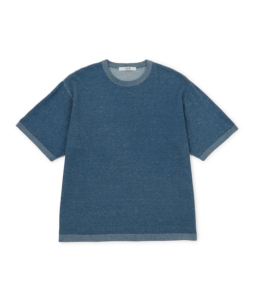 j.n.r.d(ジェー・エヌ・アール・ディー)の「j.n.r.d/ダブルジャガード半袖ニット(Tシャツ/カットソー・メンズ・ネイビー/オフホワイト/ライトグリーン・M/L/LL)」の16枚目の写真