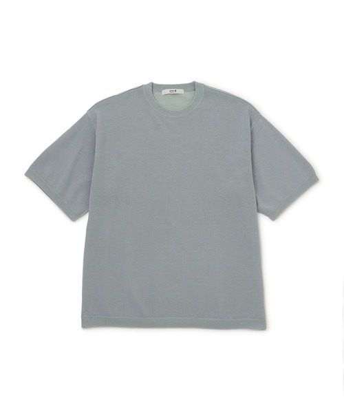 j.n.r.d(ジェー・エヌ・アール・ディー)の「j.n.r.d/ダブルジャガード半袖ニット(Tシャツ/カットソー・メンズ・ネイビー/オフホワイト/ライトグリーン・M/L/LL)」の15枚目の写真