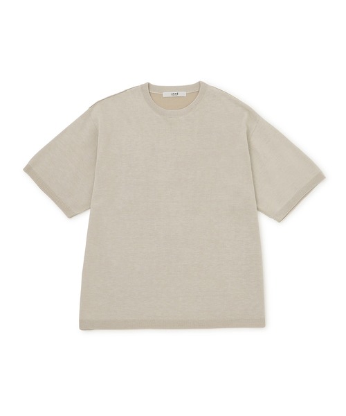 j.n.r.d(ジェー・エヌ・アール・ディー)の「j.n.r.d/ダブルジャガード半袖ニット(Tシャツ/カットソー・メンズ・ネイビー/オフホワイト/ライトグリーン・M/L/LL)」の14枚目の写真
