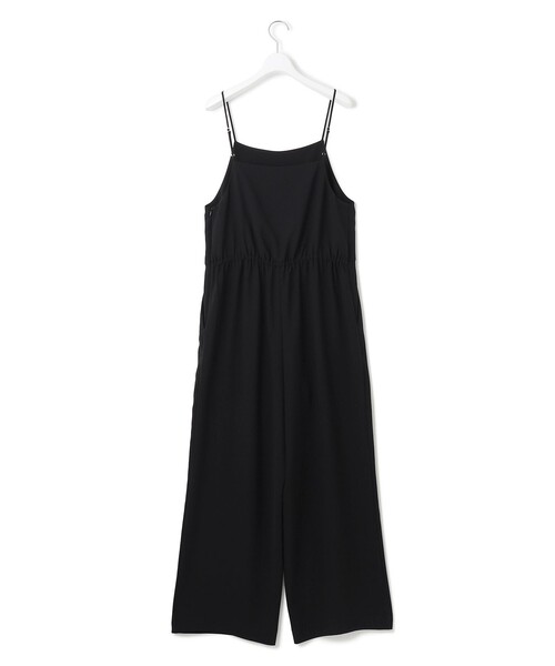23区(ニジュウサンク)の「【一部店舗限定/吸水速乾/UVカット/接触冷感/洗える】ストレッチジョーゼット オールインワン(サロペット/オーバーオール・レディース・ブラック系/ネイビー系/ベージュ系・38/40)」の12枚目の写真
