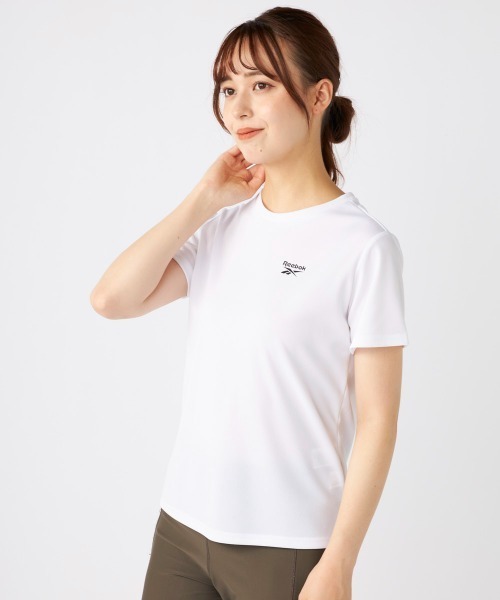Reebok(リーボック)の「【Reebok/リーボック】レディース半袖UVTシャツ 水陸両用半袖アクアTシャツ(Tシャツ/カットソー・レディース・ミント/ブラック/ネイビー/ホワイト・MEDIUM/X-LARGE/LARGE)」の6枚目の写真