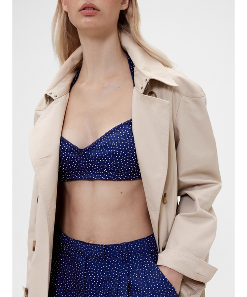 美品♡ AP STUDIO new zip knit blousonベージュ AP STUDIO new zip knit blousonベージュ