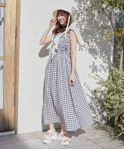 MAJESTIC LEGON（マジェスティックレゴン）の「レース編みハット（ハット・レディース・アイボリー/ブラック・FREE）」の3枚目の写真