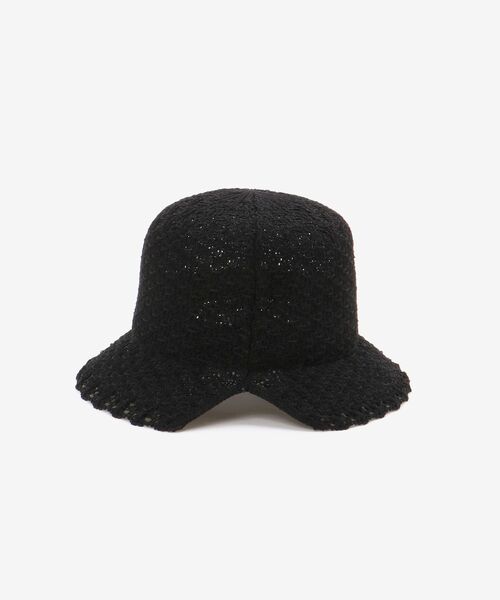 MAJESTIC LEGON（マジェスティックレゴン）の「レース編みハット（ハット・レディース・アイボリー/ブラック・FREE）」の11枚目の写真