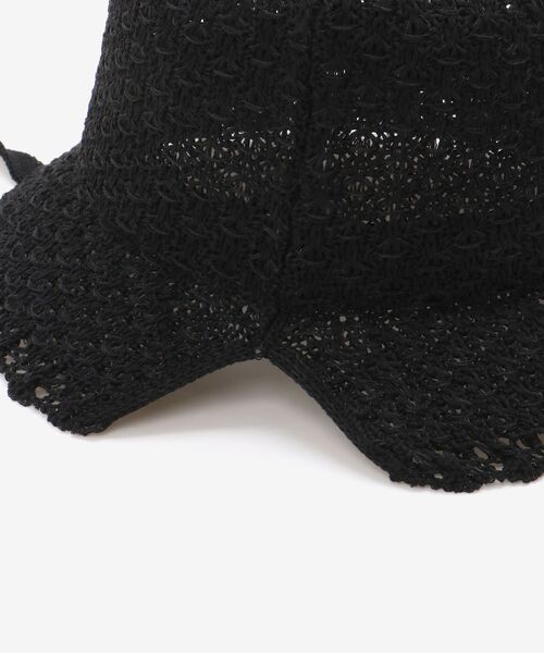 MAJESTIC LEGON（マジェスティックレゴン）の「レース編みハット（ハット・レディース・アイボリー/ブラック・FREE）」の14枚目の写真