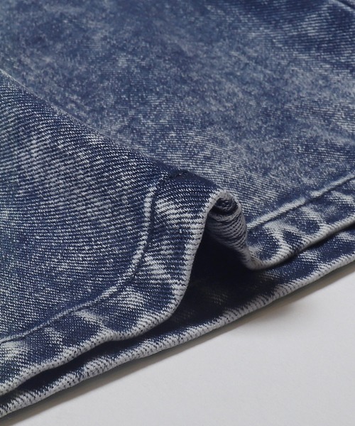 coca(coca)(コカ)の「キッズ デニムハート釦ショートパンツ(デニムパンツ・キッズ・ブラック/ブルー・120/130/140/150)」の5枚目の写真