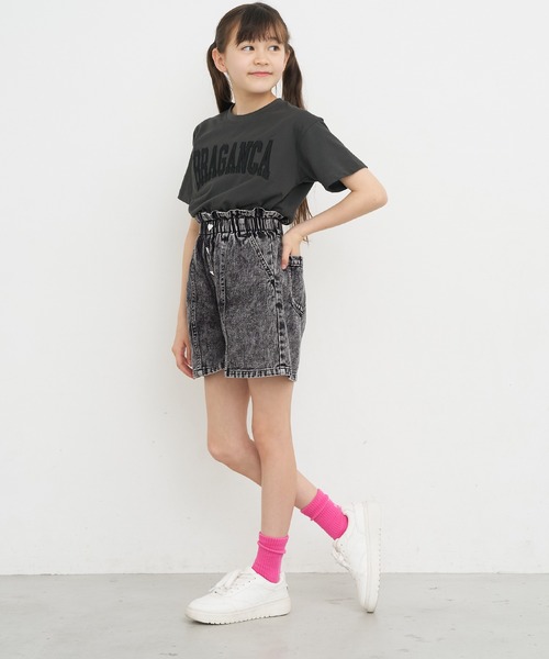 coca(coca)(コカ)の「キッズ デニムハート釦ショートパンツ(デニムパンツ・キッズ・ブラック/ブルー・120/130/140/150)」の13枚目の写真