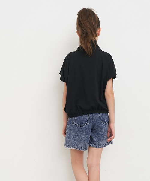 coca(coca)(コカ)の「キッズ デニムハート釦ショートパンツ(デニムパンツ・キッズ・ブラック/ブルー・120/130/140/150)」の16枚目の写真