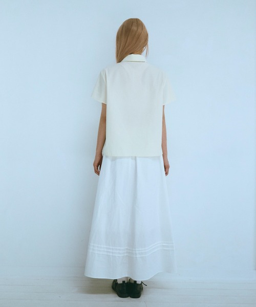 FEKETE(フェケテ)の「tuck long flared skirt / タックロングフレアスカート(スカート・レディース・アイボリー・FREE)」の15枚目の写真