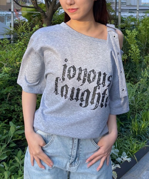 3.3 Field Trip （3.3フィールドトリップ）の「3.3 Field Trip／ベルト付き半袖プルオーバー（Tシャツ/カットソー・レディース・チャコール/ホワイト/グレー/ネイビー/その他2/その他1・FREE）」の10枚目の写真