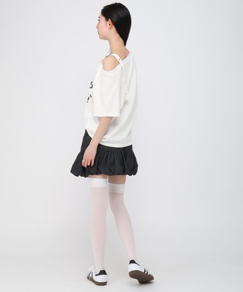 3.3 Field Trip （3.3フィールドトリップ）の「3.3 Field Trip／ベルト付き半袖プルオーバー（Tシャツ/カットソー・レディース・チャコール/ホワイト/グレー/ネイビー/その他2/その他1・FREE）」の15枚目の写真