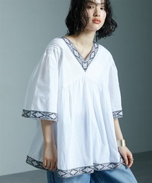 エスニック」に該当するシャツ/ブラウス（刺繍）ファッション通販