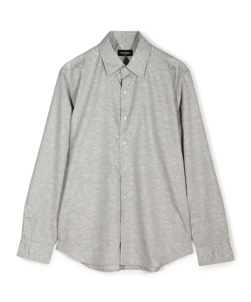 MEN'S BIGI（メンズビギ）の「【LIBERTY/リバティ】フラワージャガード 長袖シャツ（シャツ/ブラウス・メンズ・ライトグレー/グリーン/チャコールグレー・02/01/04/03）」の2枚目の写真