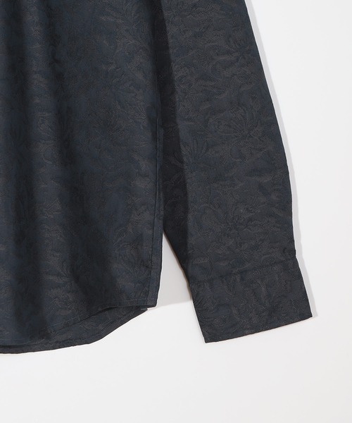 MEN'S BIGI（メンズビギ）の「【LIBERTY/リバティ】フラワージャガード 長袖シャツ（シャツ/ブラウス・メンズ・ライトグレー/グリーン/チャコールグレー・02/01/04/03）」の18枚目の写真