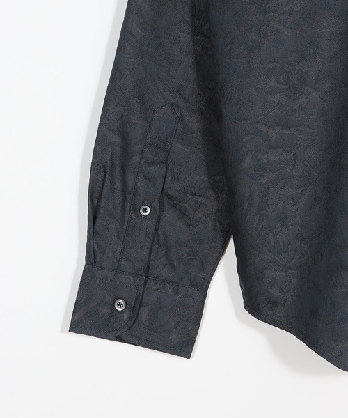 MEN'S BIGI（メンズビギ）の「【LIBERTY/リバティ】フラワージャガード 長袖シャツ（シャツ/ブラウス・メンズ・ライトグレー/グリーン/チャコールグレー・02/01/04/03）」の20枚目の写真