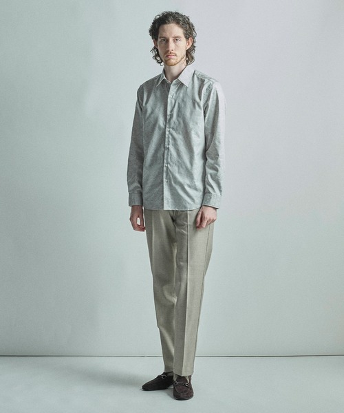 MEN'S BIGI（メンズビギ）の「【LIBERTY/リバティ】フラワージャガード 長袖シャツ（シャツ/ブラウス・メンズ・ライトグレー/グリーン/チャコールグレー・02/01/04/03）」の10枚目の写真