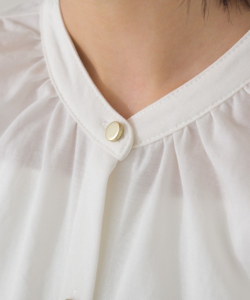 OMNES（オムネス）の「接触冷感前開きシャツワンピース（シャツワンピース・レディース・ブラック/オフホワイト/グレー/ダークグリーン/ネイビー/イエロー・FREE）」の15枚目の写真