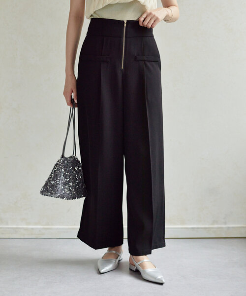 Thevon（ゼボン）の「ウエストジップタックパンツ（その他パンツ・レディース・アイボリー/グレー/ブラック・M/PM）」の20枚目の写真