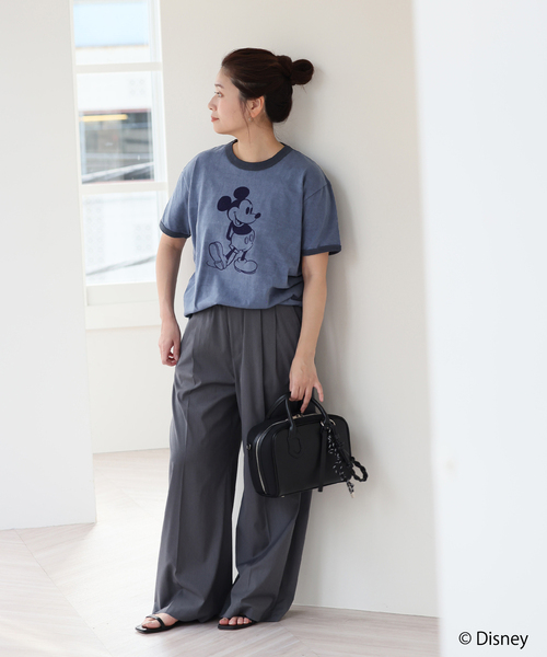 tシャツ 「追加2」MICKEY / リンガーTシャツ レディース 追加2》MICKEY / リンガーTシャツ（Tシャツ/カットソー