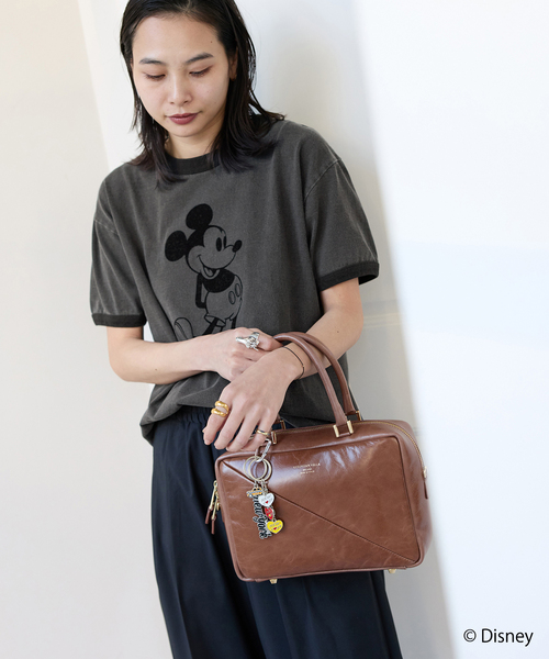 JOURNAL STANDARD（ジャーナルスタンダード）の「《追加2》MICKEY / リンガーTシャツ（Tシャツ/カットソー・レディース・ブラック系その他/ブルー系その他・FREE）」の8枚目の写真