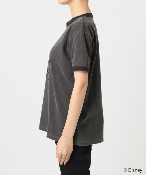 JOURNAL STANDARD（ジャーナルスタンダード）の「《追加2》MICKEY / リンガーTシャツ（Tシャツ/カットソー・レディース・ブラック系その他/ブルー系その他・FREE）」の12枚目の写真