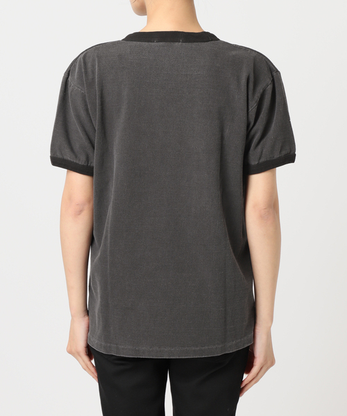 JOURNAL STANDARD（ジャーナルスタンダード）の「《追加2》MICKEY / リンガーTシャツ（Tシャツ/カットソー・レディース・ブラック系その他/ブルー系その他・FREE）」の13枚目の写真