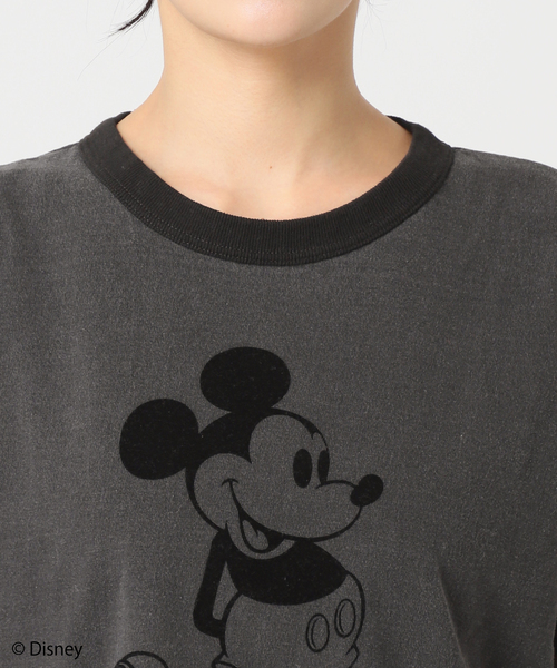 JOURNAL STANDARD（ジャーナルスタンダード）の「《追加2》MICKEY / リンガーTシャツ（Tシャツ/カットソー・レディース・ブラック系その他/ブルー系その他・FREE）」の15枚目の写真