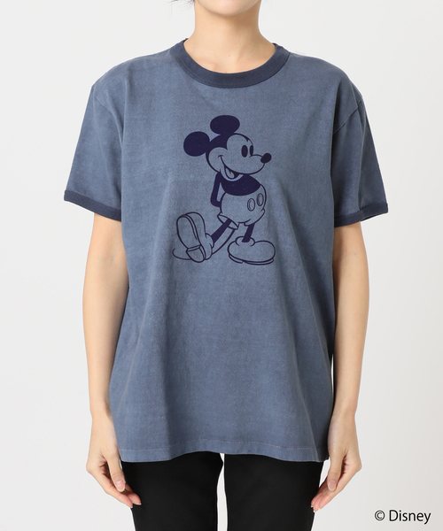 JOURNAL STANDARD（ジャーナルスタンダード）の「《追加2》MICKEY / リンガーTシャツ（Tシャツ/カットソー・レディース・ブラック系その他/ブルー系その他・FREE）」の21枚目の写真