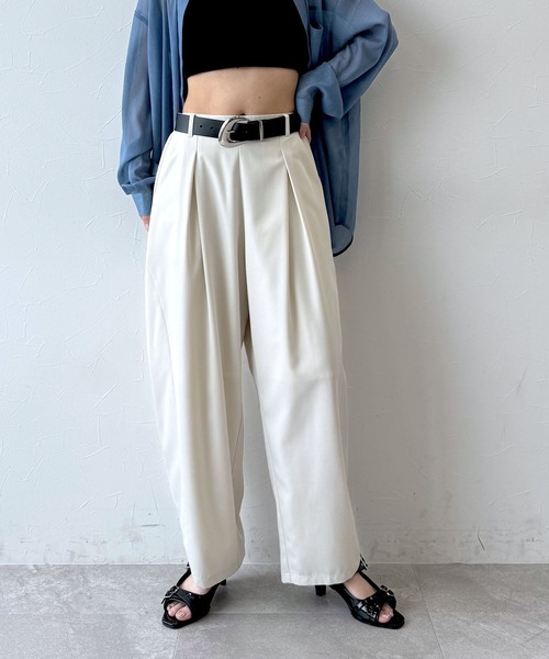 PAGEBOY（ページボーイ）の「【WEB限定】DAILYコクーンパンツ（その他パンツ・レディース・オフホワイト/グレー/ブラック・SMALL/MEDIUM）」の7枚目の写真