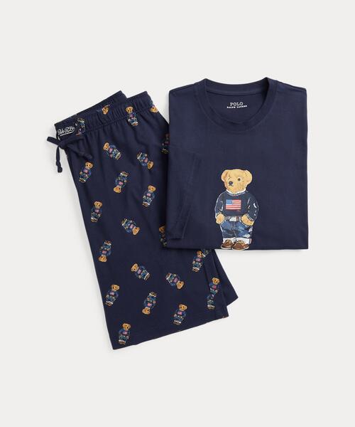 Polo ベア コットン ジャージー ショート スリープ セット（ルーム