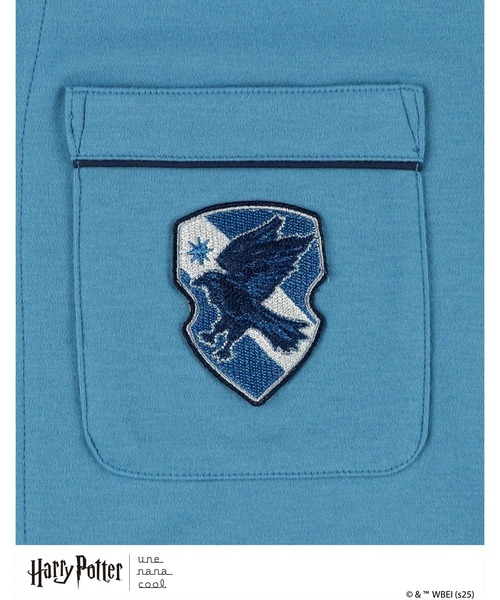 une nana cool（ウンナナクール）の「【ハリー・ポッターコラボ】Harry Potter × une nana cool 【綿100%】開襟半袖パジャマ（ルームウェア/パジャマ・レディース・レッド/イエロー/グリーン/ブルー・M/L）」の8枚目の写真