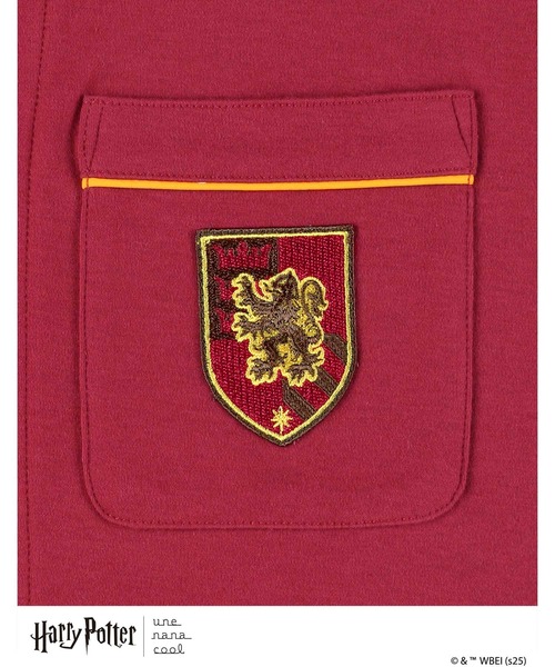 une nana cool（ウンナナクール）の「【ハリー・ポッターコラボ】Harry Potter × une nana cool 【綿100%】開襟半袖パジャマ（ルームウェア/パジャマ・レディース・レッド/イエロー/グリーン/ブルー・M/L）」の12枚目の写真