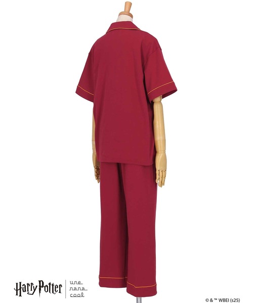 une nana cool（ウンナナクール）の「【ハリー・ポッターコラボ】Harry Potter × une nana cool 【綿100%】開襟半袖パジャマ（ルームウェア/パジャマ・レディース・レッド/イエロー/グリーン/ブルー・M/L）」の13枚目の写真