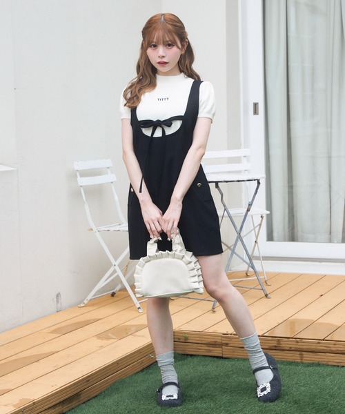 \"SINNERS ATTIRE\" Capri ニット Tシャツ 半袖 Sinners Attire Black Luxe Knit Tee