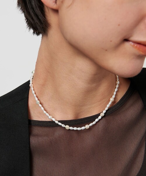 les bonbon（ルボンボン）の「＜les bonbon＞RTM パール チョーカー（チョーカー・レディース・ホワイト・FREE）」の7枚目の写真