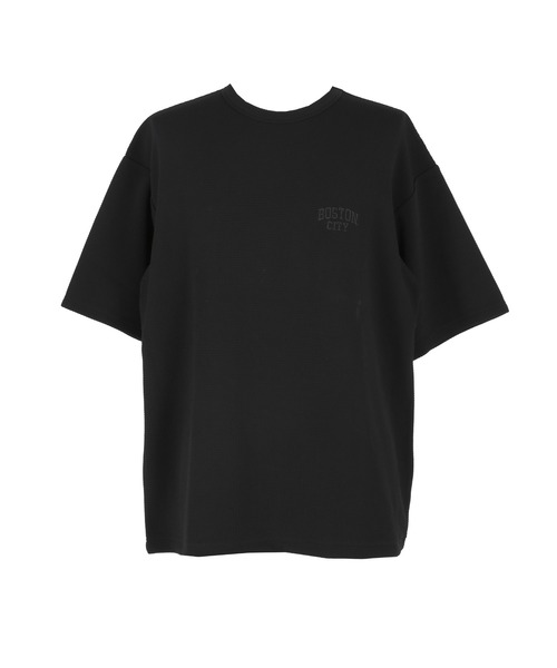 coca(coca)(コカ)の「エンボスワンポイント刺繍Tシャツ(Tシャツ/カットソー・メンズ・ブラック/ライトグレー・XL/M/L)」の19枚目の写真