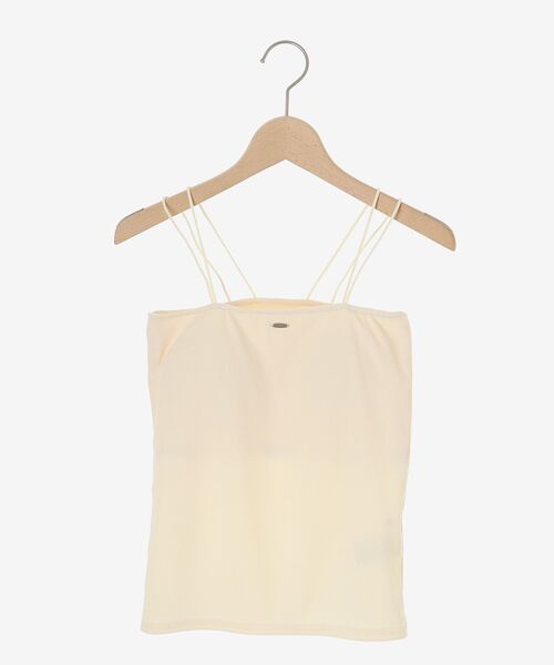 MAJESTIC LEGON（マジェスティックレゴン）の「カップ付きキャミ（キャミソール・レディース・グレー/アイボリー/ブラック/ピンク・MEDIUM）」の12枚目の写真