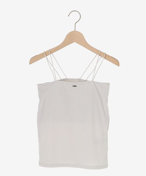 MAJESTIC LEGON（マジェスティックレゴン）の「カップ付きキャミ（キャミソール・レディース・グレー/アイボリー/ブラック/ピンク・MEDIUM）」の10枚目の写真