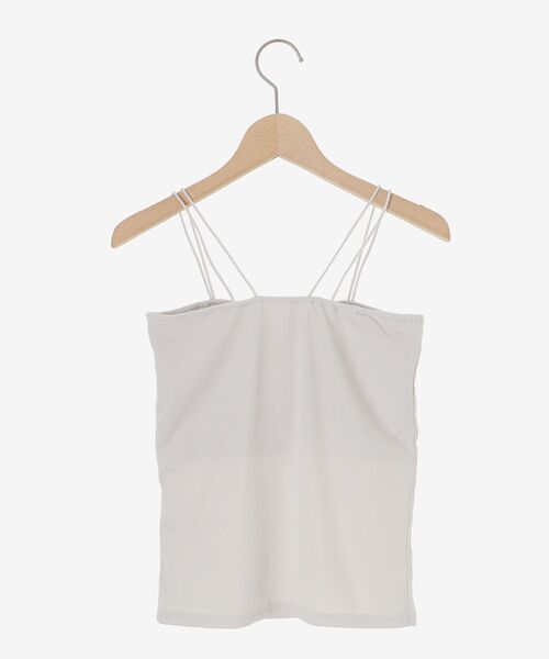 MAJESTIC LEGON（マジェスティックレゴン）の「カップ付きキャミ（キャミソール・レディース・グレー/アイボリー/ブラック/ピンク・MEDIUM）」の8枚目の写真