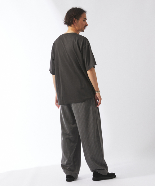 JOURNAL STANDARD relume（ジャーナルスタンダード　レリューム）の「50/-ポンチ 汗ジミ防止 Tシャツ（Tシャツ/カットソー・メンズ・ブラック系その他/ライトグレー/ホワイト/ネイビー・SMALL/MEDIUM/LARGE）」の5枚目の写真