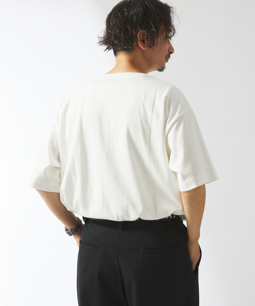 JOURNAL STANDARD relume（ジャーナルスタンダード　レリューム）の「50/-ポンチ 汗ジミ防止 Tシャツ（Tシャツ/カットソー・メンズ・ブラック系その他/ライトグレー/ホワイト/ネイビー・SMALL/MEDIUM/LARGE）」の20枚目の写真